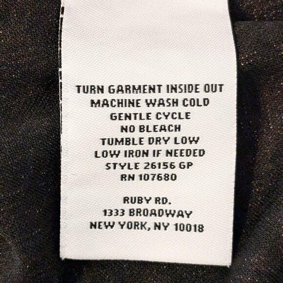 Ruby Rd. Asymmetrical Hem Split Cowl Neck - Picture 8 of 8